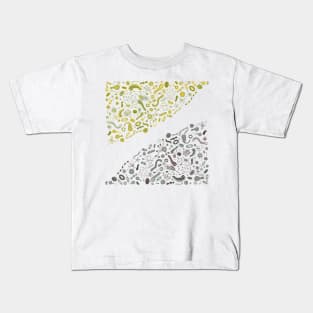 Microbiome Microbiology - Bacteria Parasite Biology - Microscopic Life Kids T-Shirt